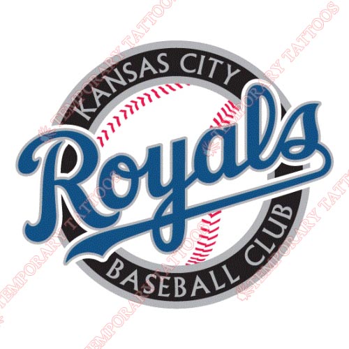 Kansas City Royals Customize Temporary Tattoos Stickers NO.1617